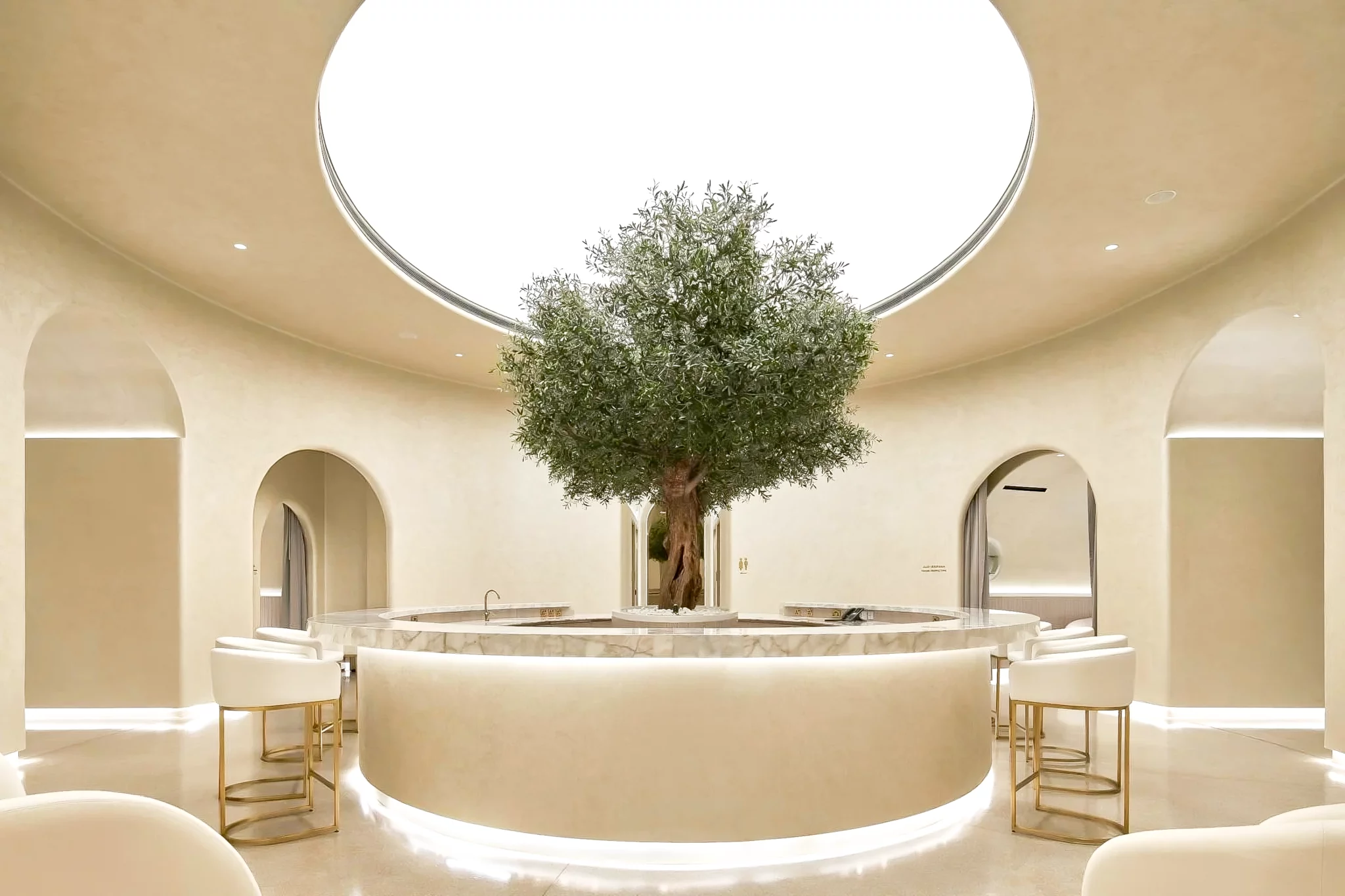 Tela tensada empotrada a techo o pared